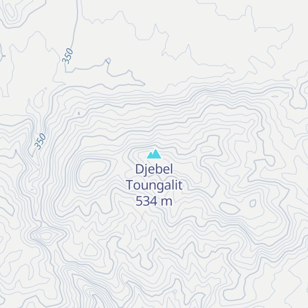 Map of Djebel Toungalit