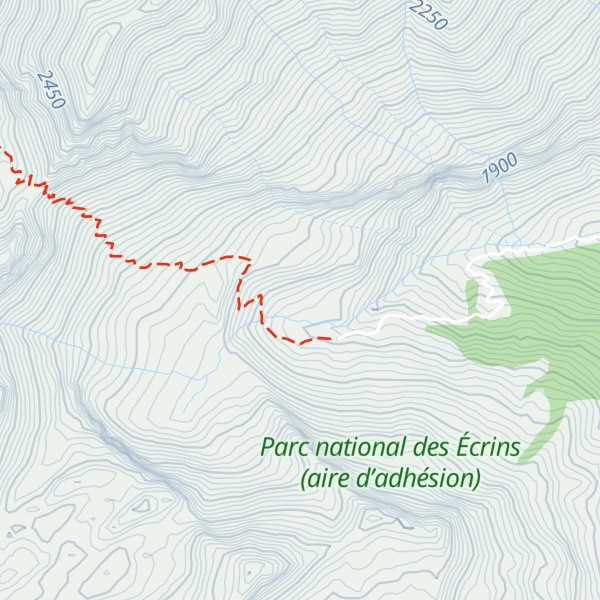 Map of Nouvelle cabane du Vallon