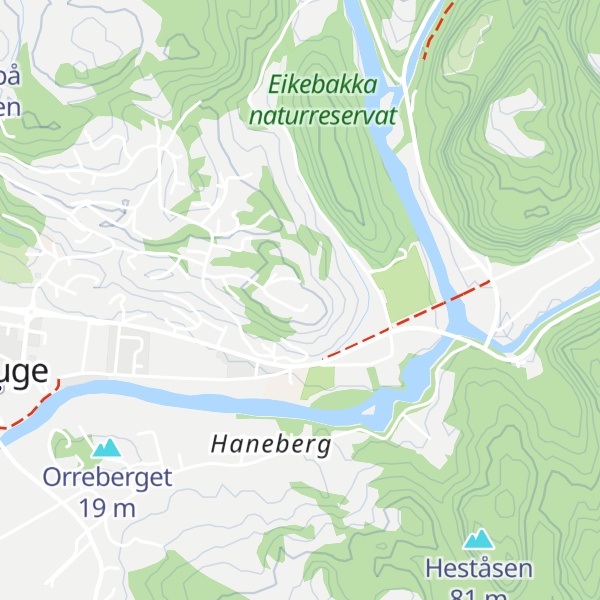 Map of Skårlaugsfjellet