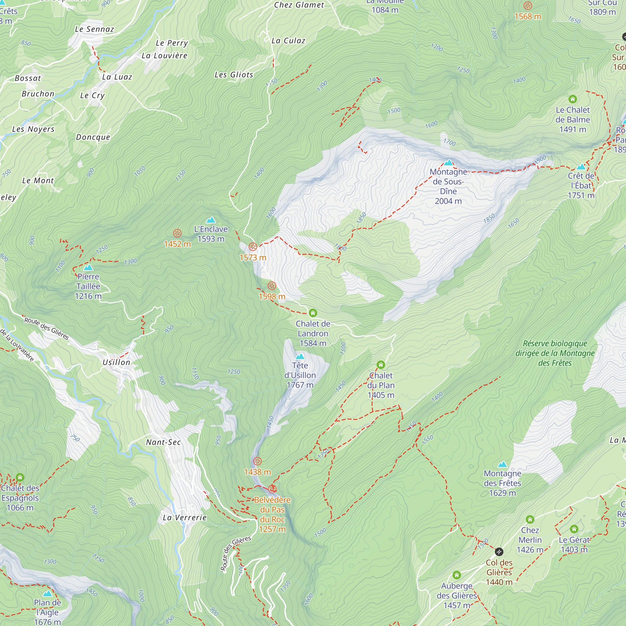 Chalet de Landron map