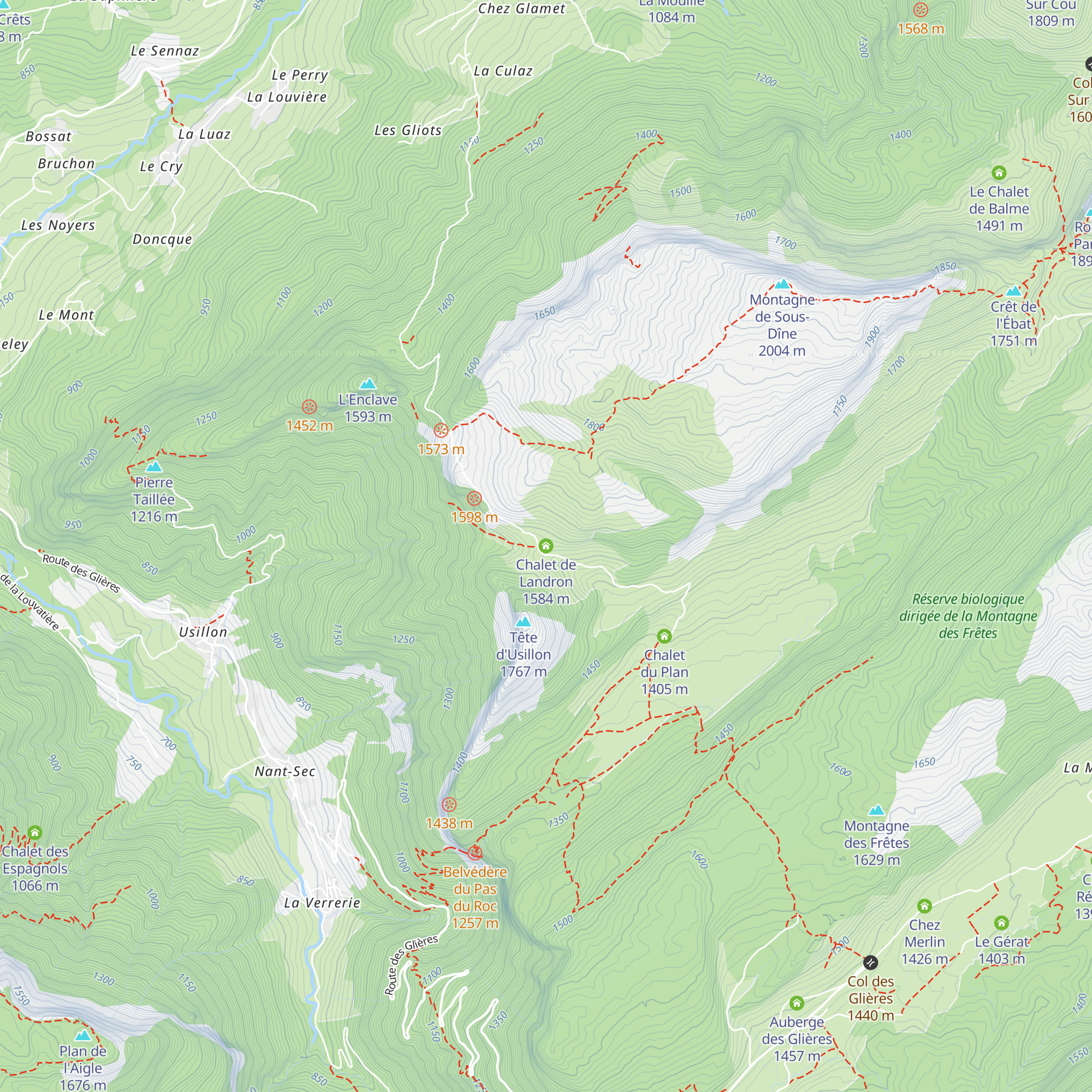Chalet de Landron map
