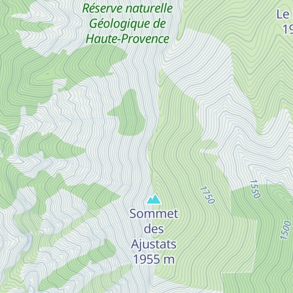 Map of Crête de Blayeul