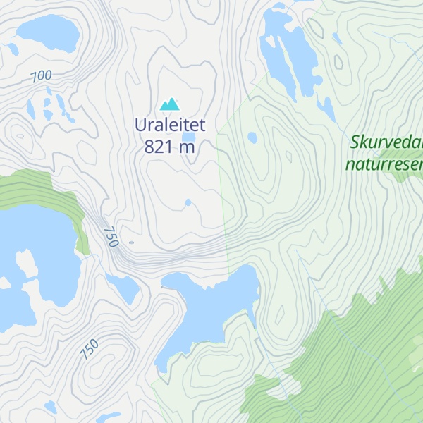 Map of Holmaknuten