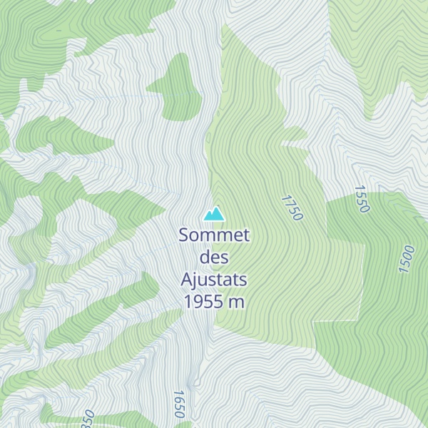 Map of Sommet des Ajustats