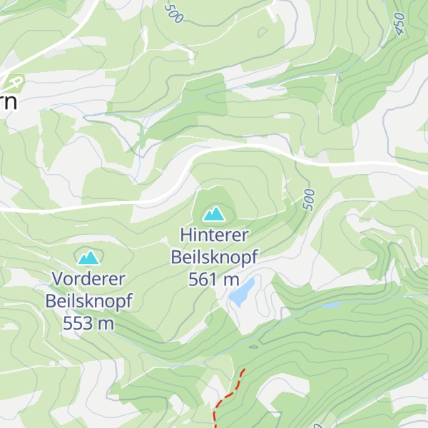 Map of Hinterer Beilsknopf