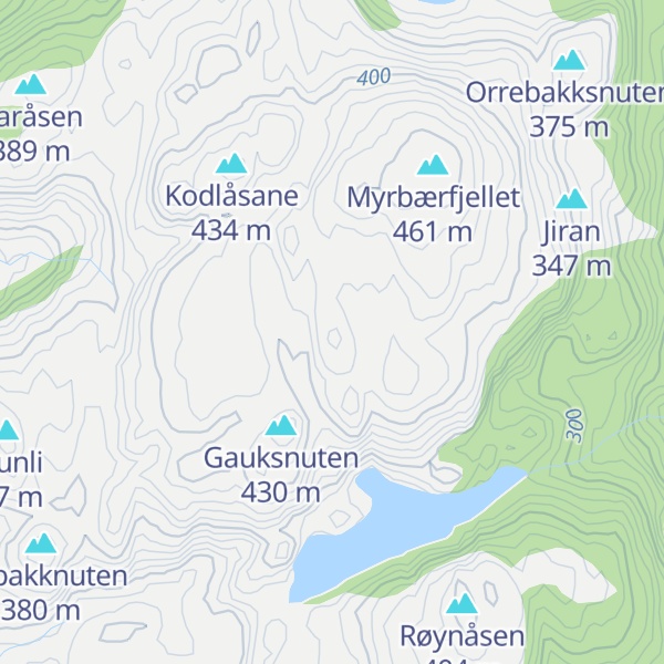 Map of Høgeknut