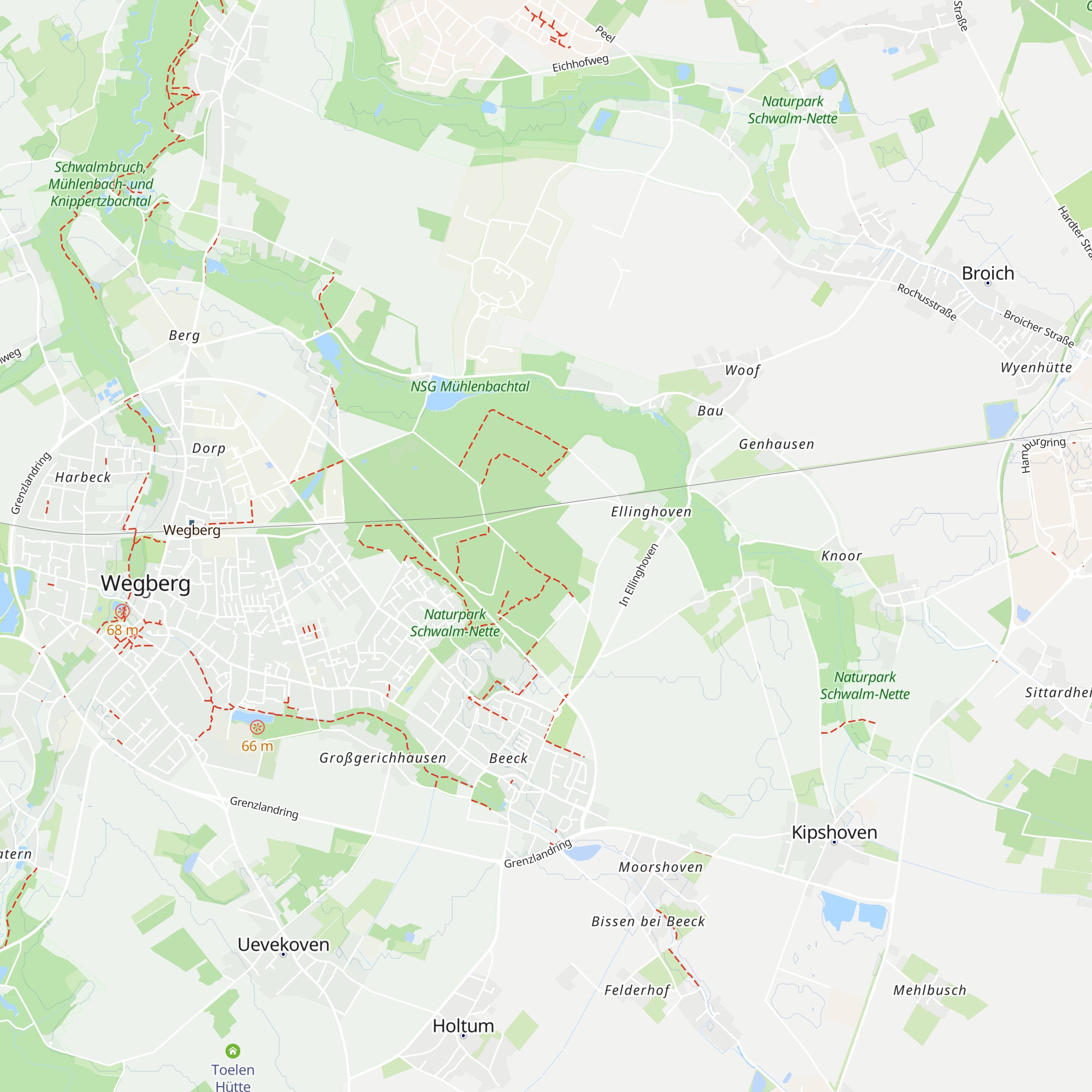 Ellinghover Hütte map