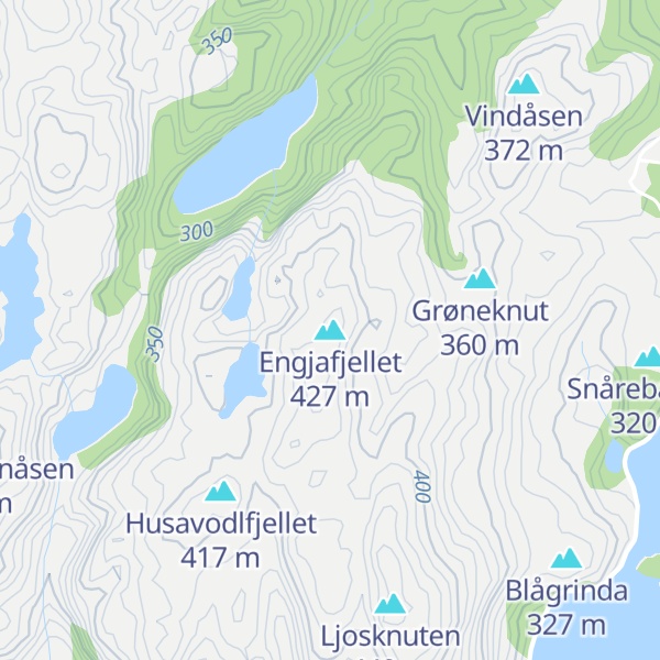Map of Engjafjellet