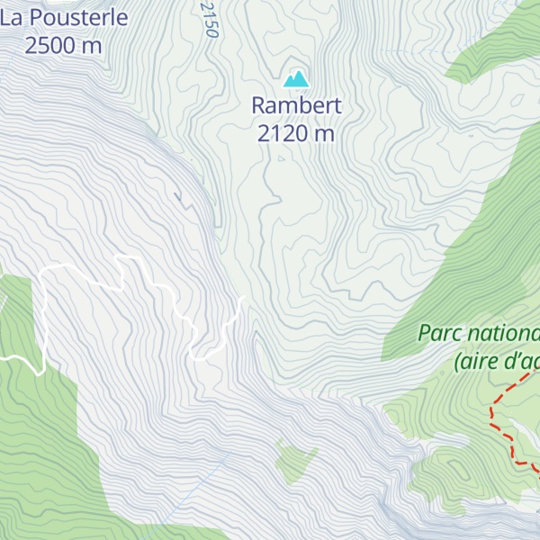 Map of Cabane de la Gardette