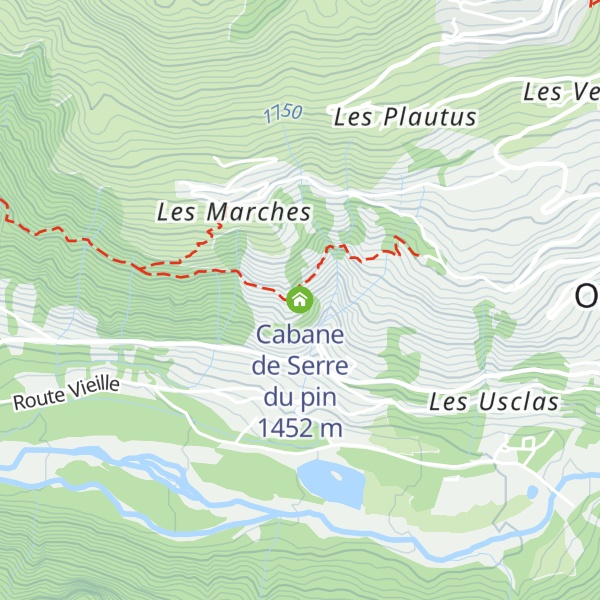 Map of Cabane de Serre du pin