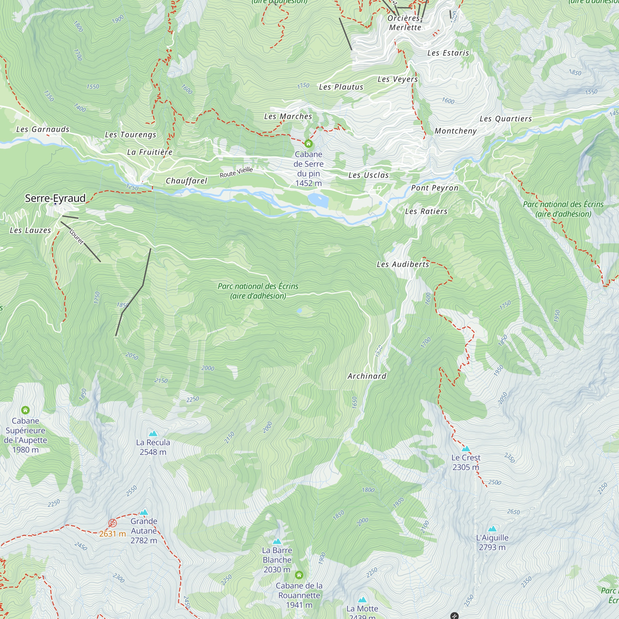Chalet de Pastissou map