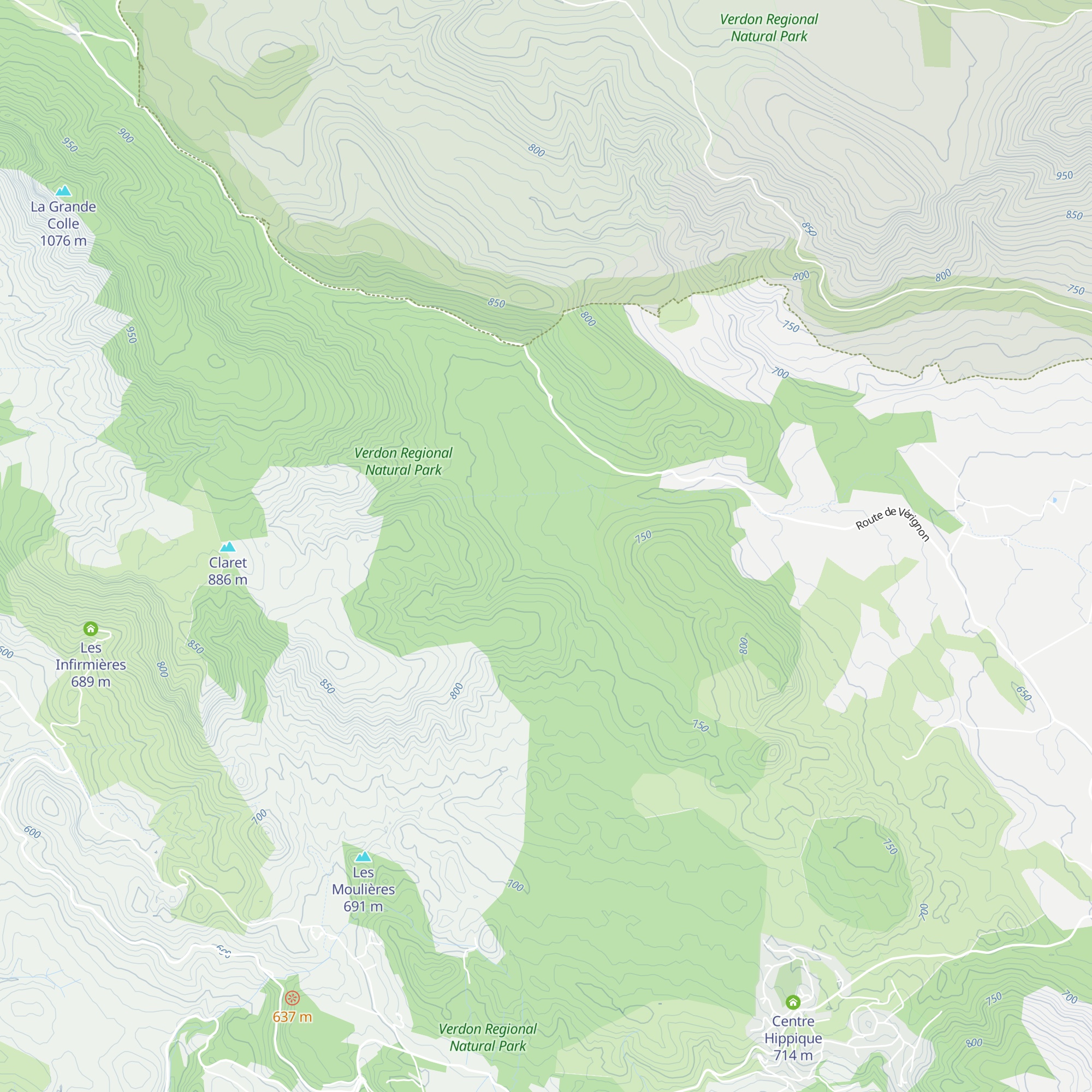 Valuègne map