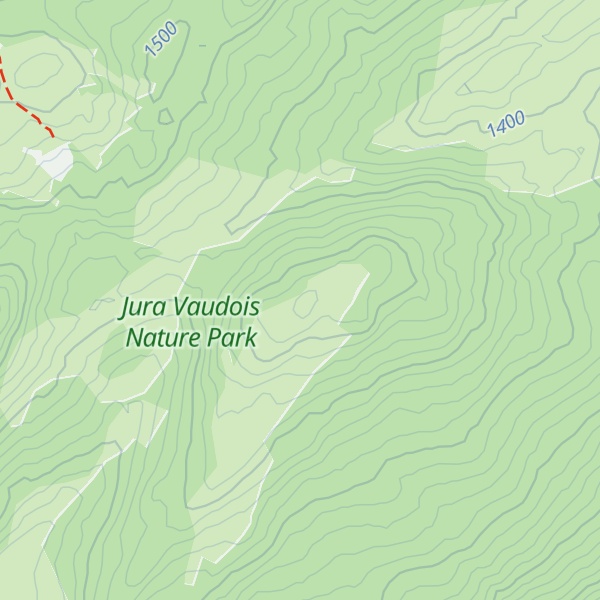 Map of Crêt du Mondisé