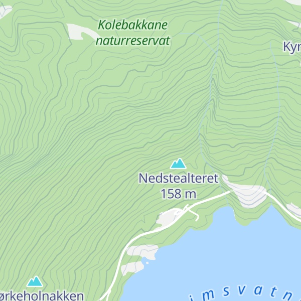 Map of Høgstealteret