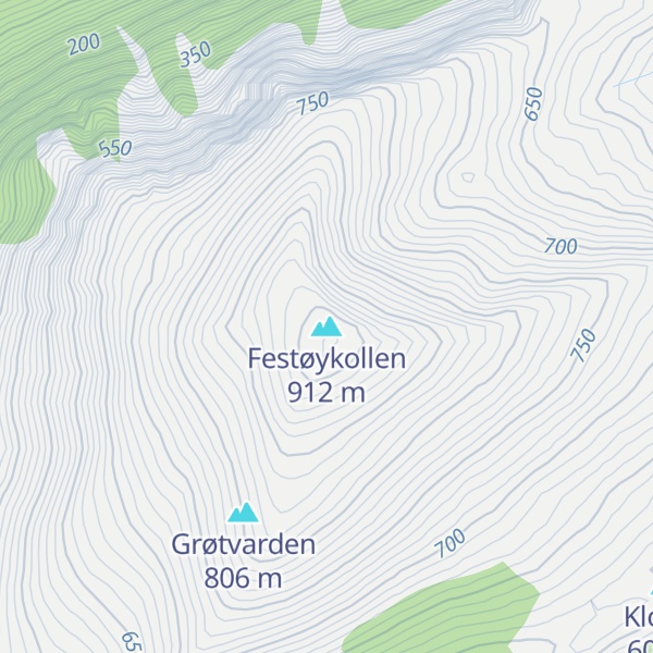 Map of Festøykollen