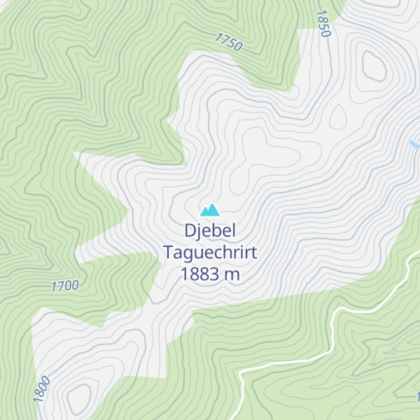 Map of Djebel Taguechrirt