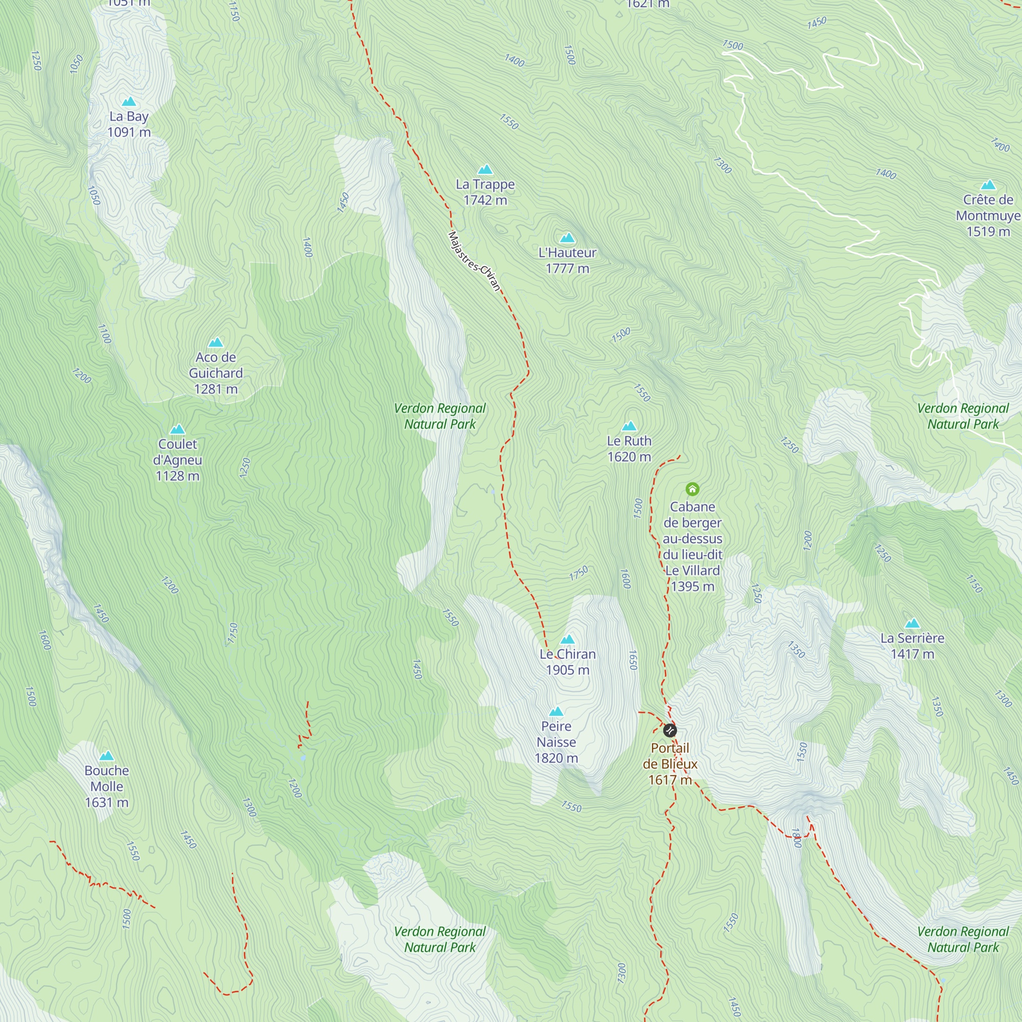 Bergerie du Chiran map