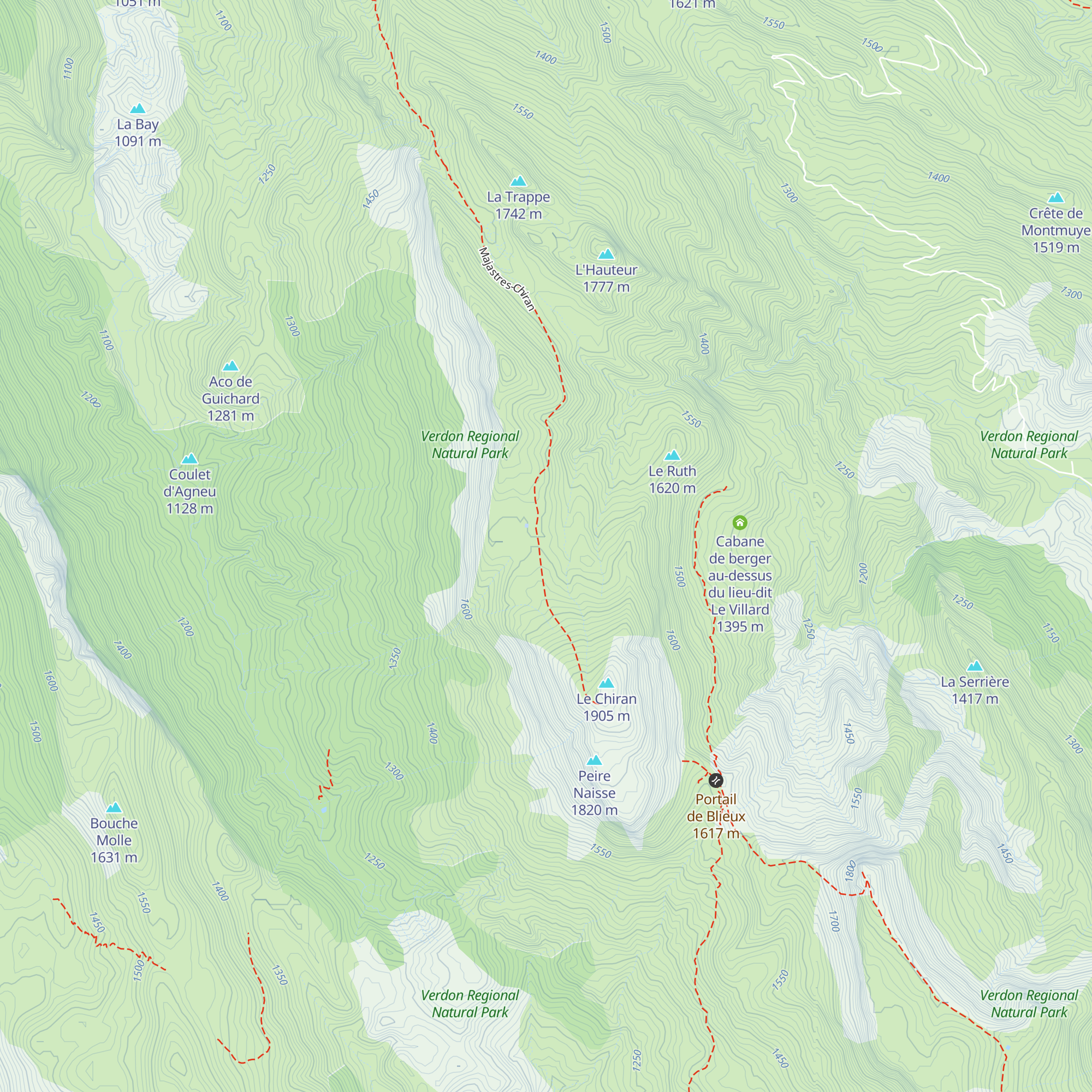 Bergerie du Chiran map