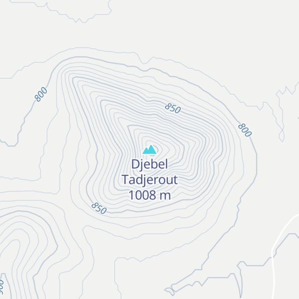 Map of Djebel Tadjerout