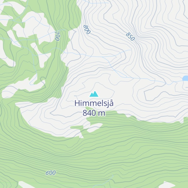 Map of Himmelsjå