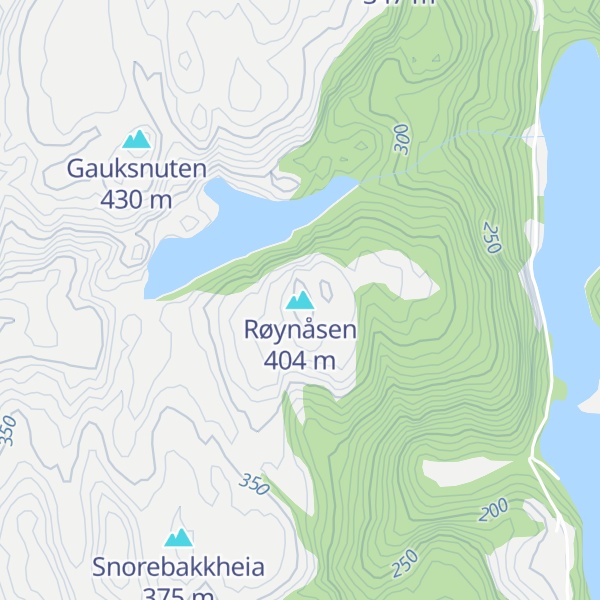 Map of Røynåsen