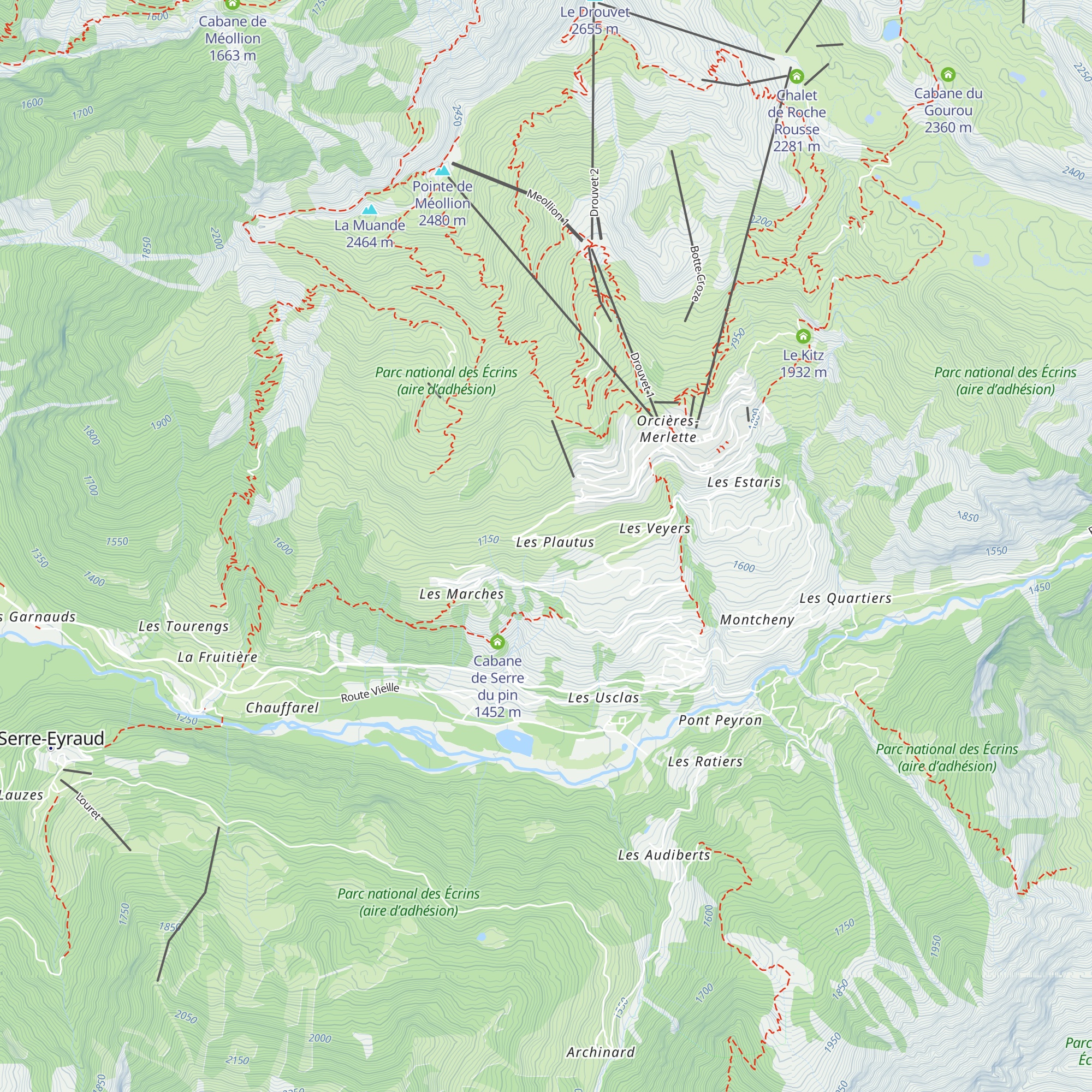 Gîte du Bois de l'Ours map