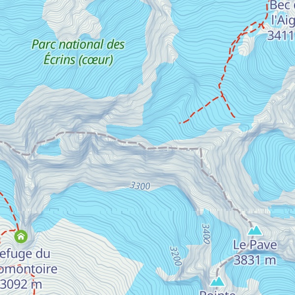 Map of Doigt de Dieu