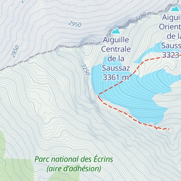 Map of Bec de Grenier