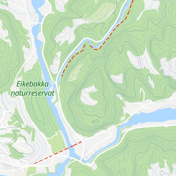 Map of Dagsturhytta Åmodtshytto
