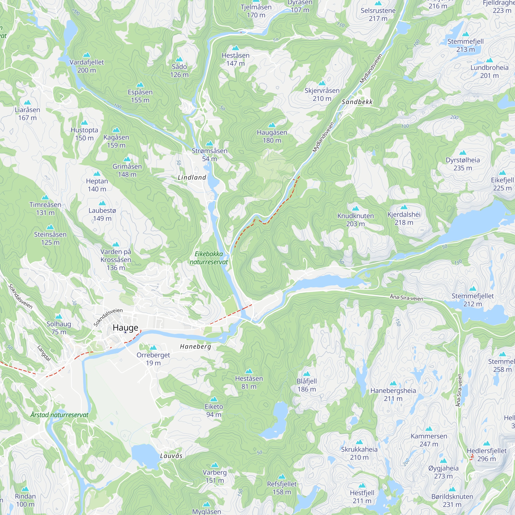 Dagsturhytta Åmodtshytto map