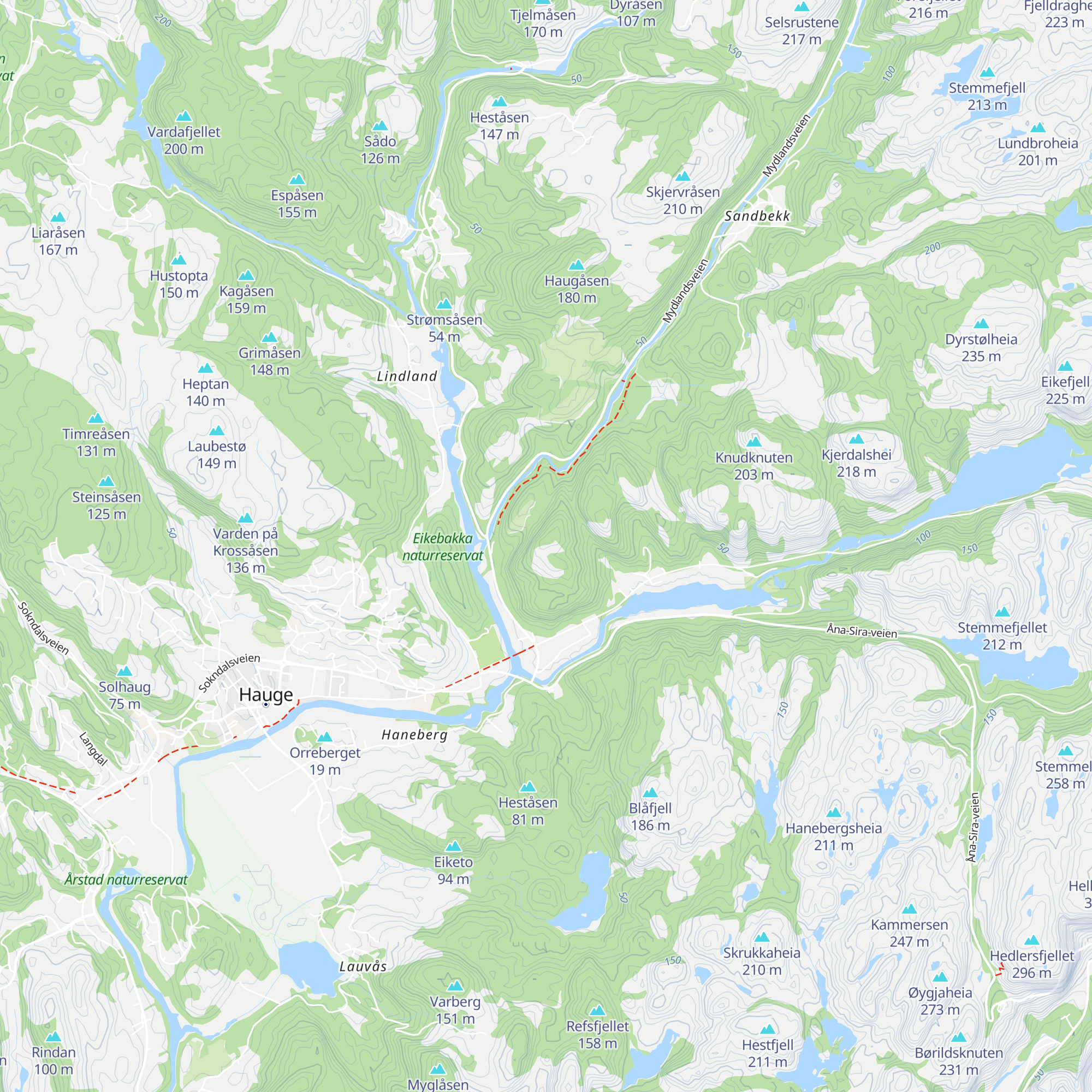 Dagsturhytta Åmodtshytto map