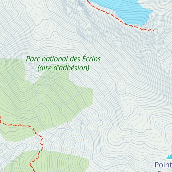 Map of Le Serret Blanc