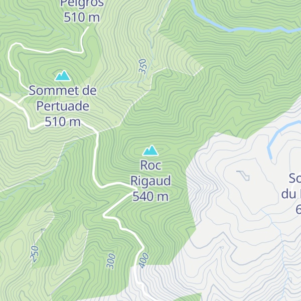 Map of Roc Rigaud