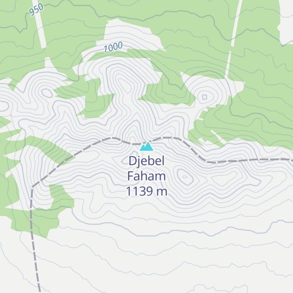 Map of Djebel Faham