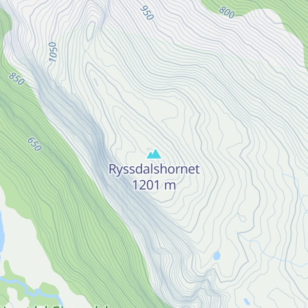 Map of Ryssdalshornet
