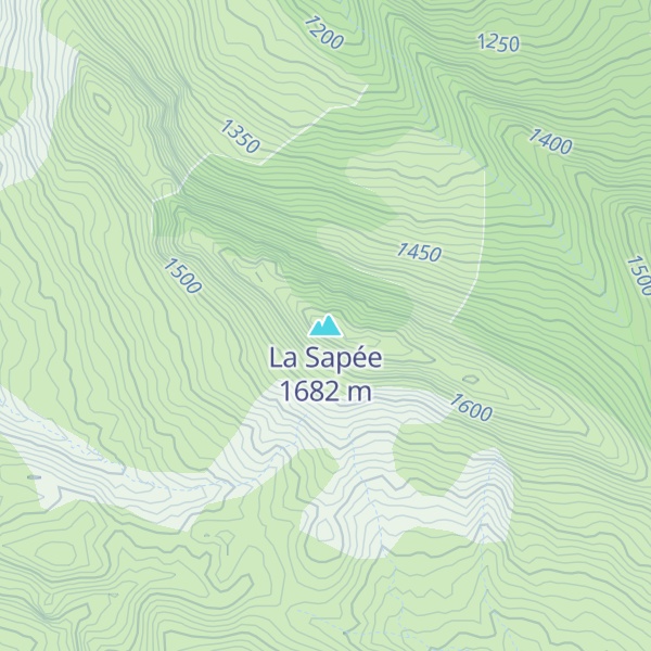 Map of La Sapée