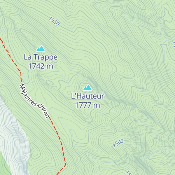 Map of L'Hauteur