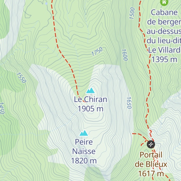 Map of Le Chiran