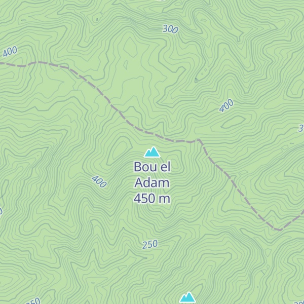 Map of Bou el Adam