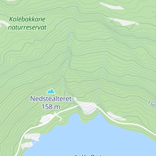 Map of Bergheimsløypet