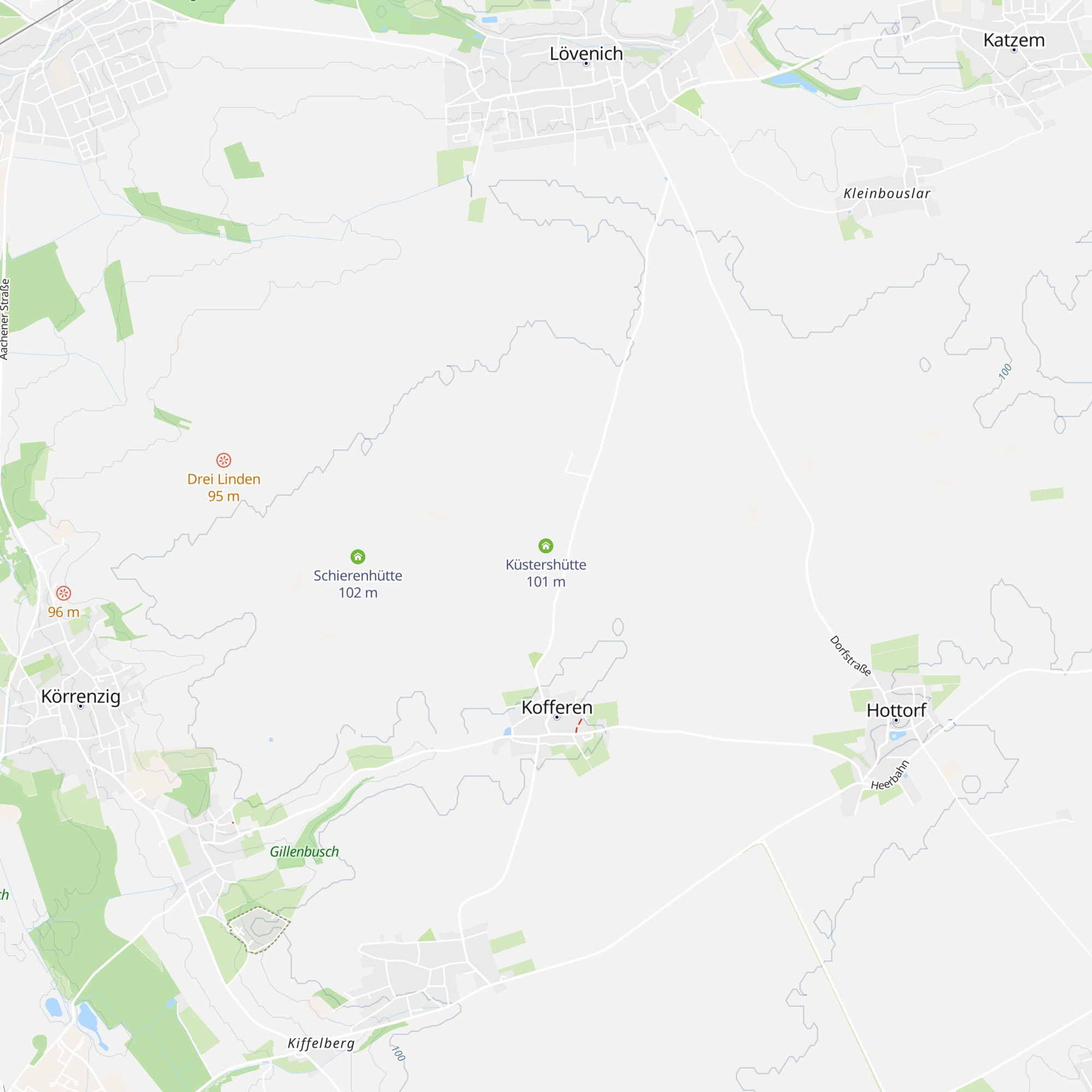 Küstershütte map