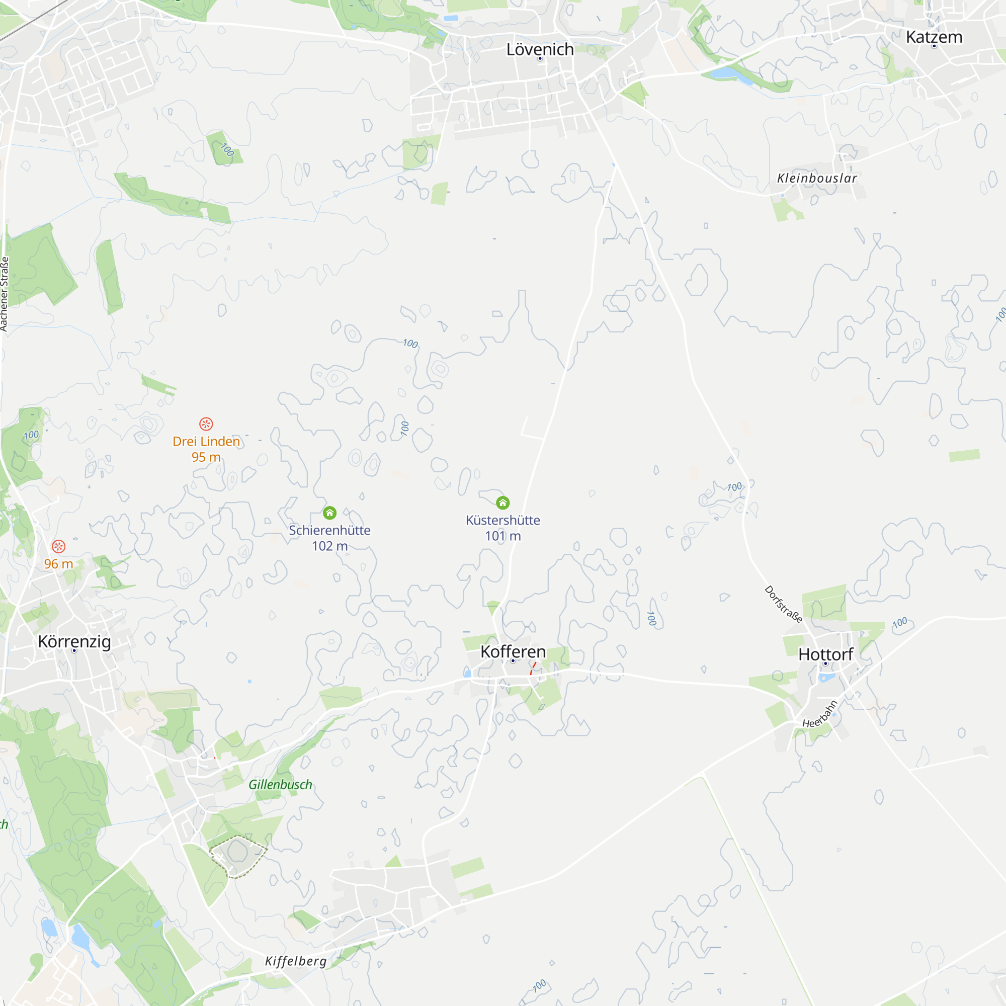 Küstershütte map
