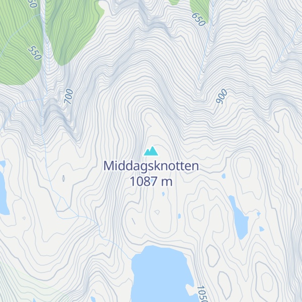 Map of Middagsknotten