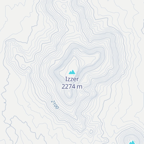 Map of Izzer