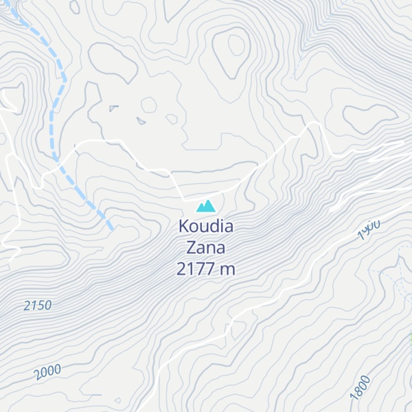 Map of Koudia Zana