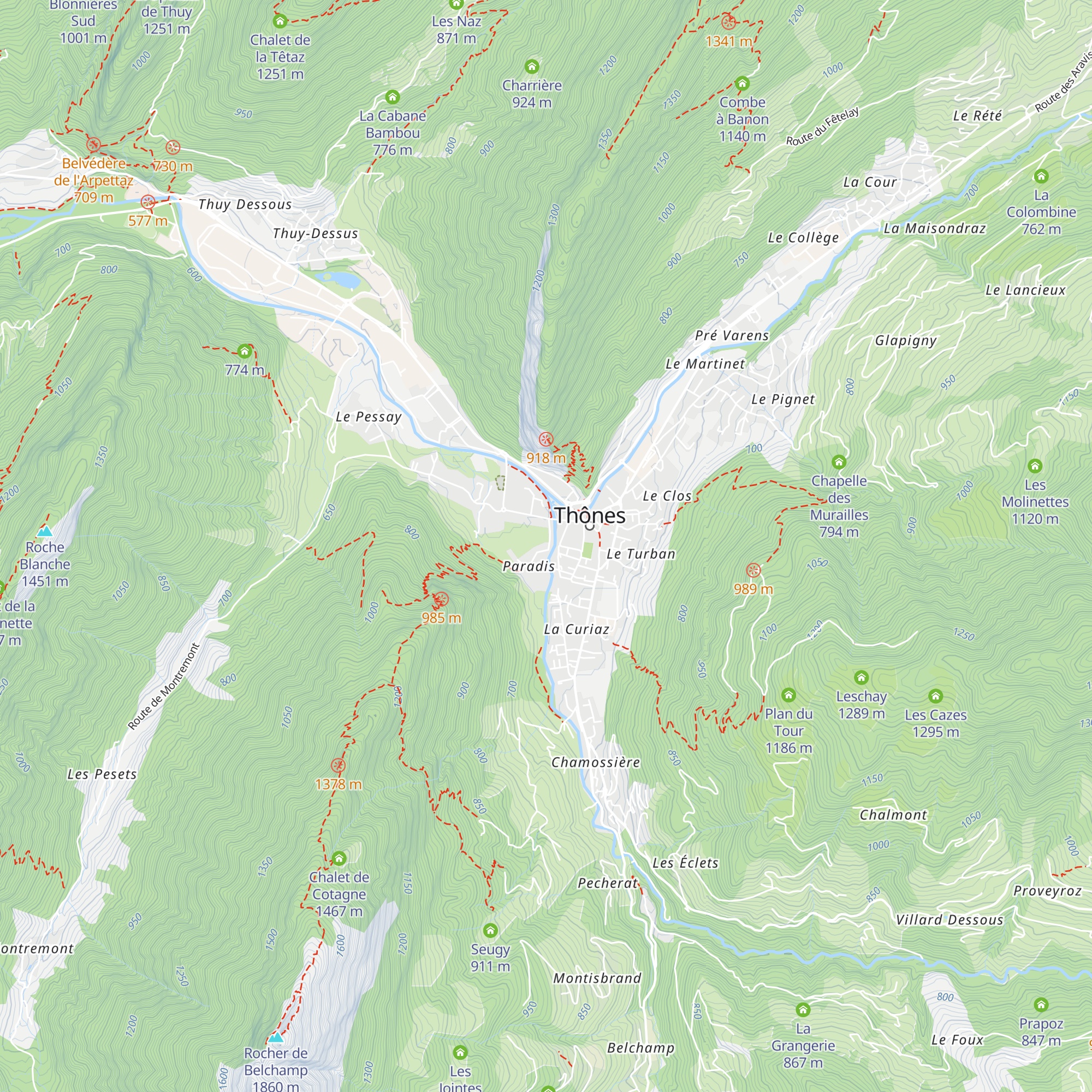 Gîte Les Mésanges map