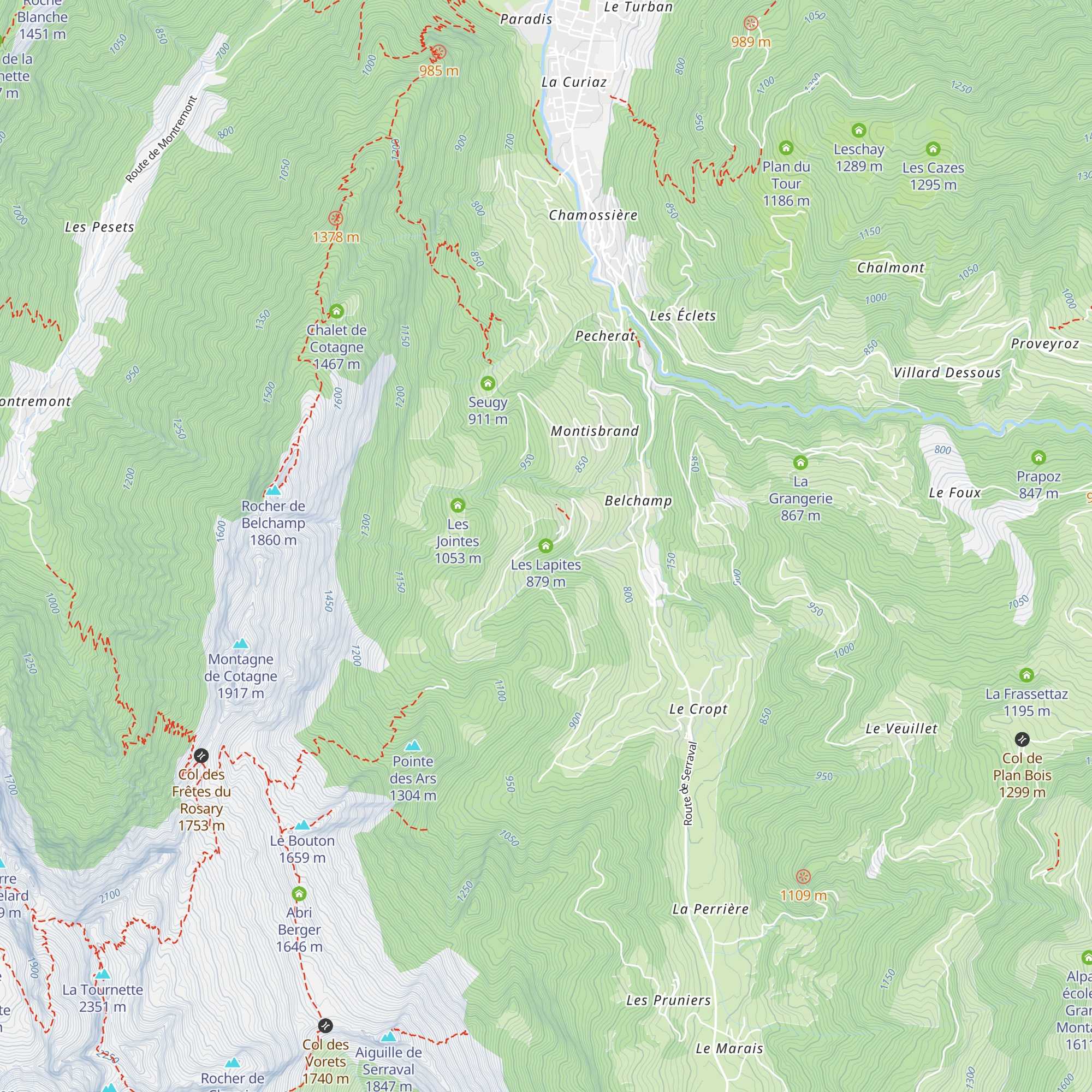 Les Lapites map