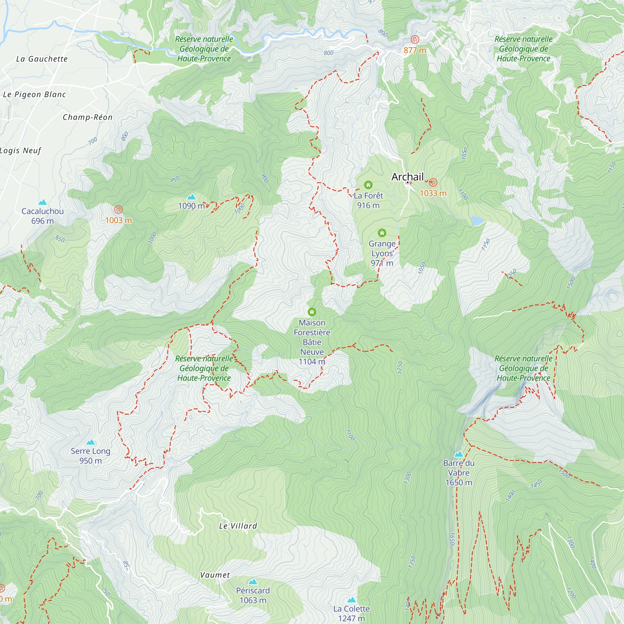 Maison Forestière Bâtie Neuve map