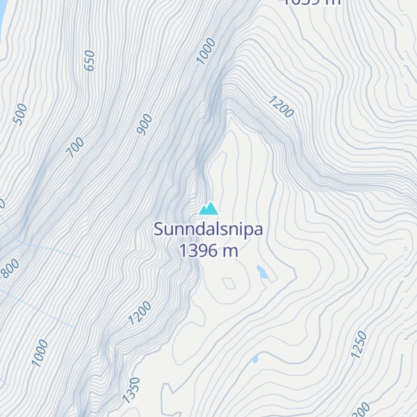 Map of Sunndalsnipa