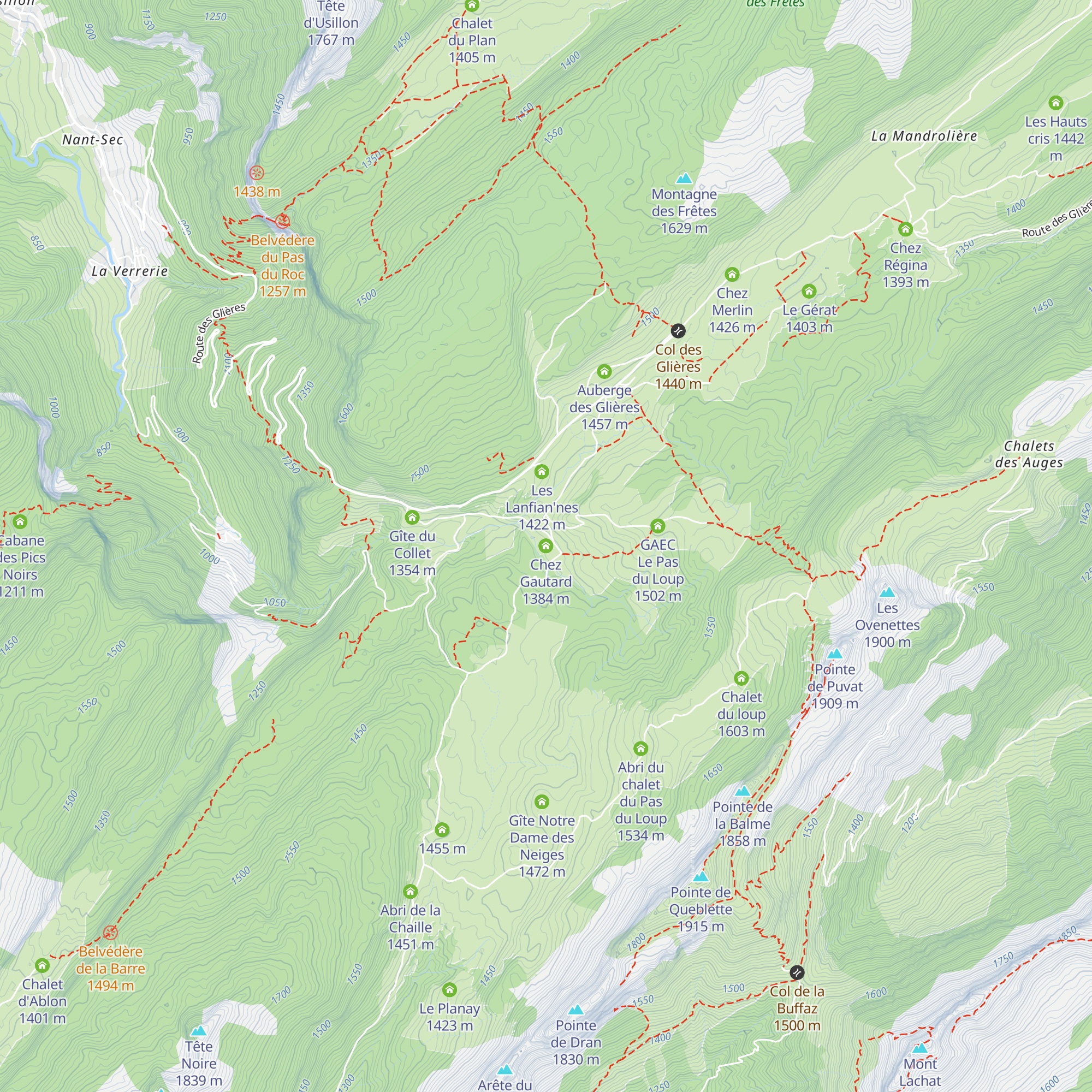 Chez Gautard map
